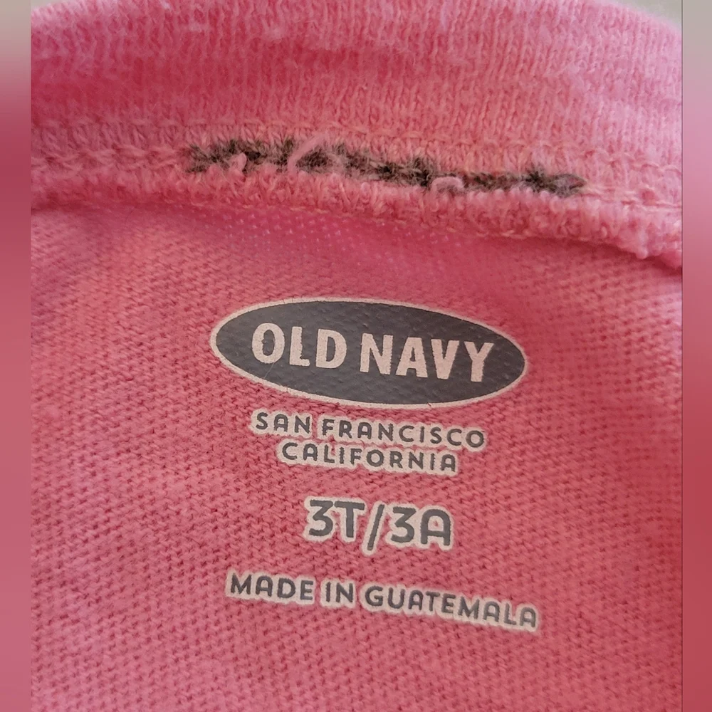 Old Navy Girls 3t Light Pink T-shirt